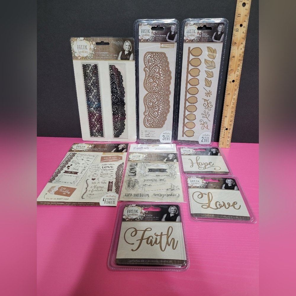 Crafter's Companion Rustic Wedding Paper Crafting Set